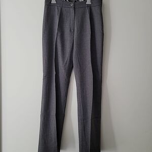 Fontana Gray Straight Leg Formal Pants with Tailored Fit Size 48